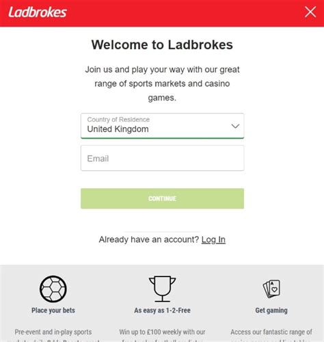 Ladbrokes Account Registration and Verification Requirements.